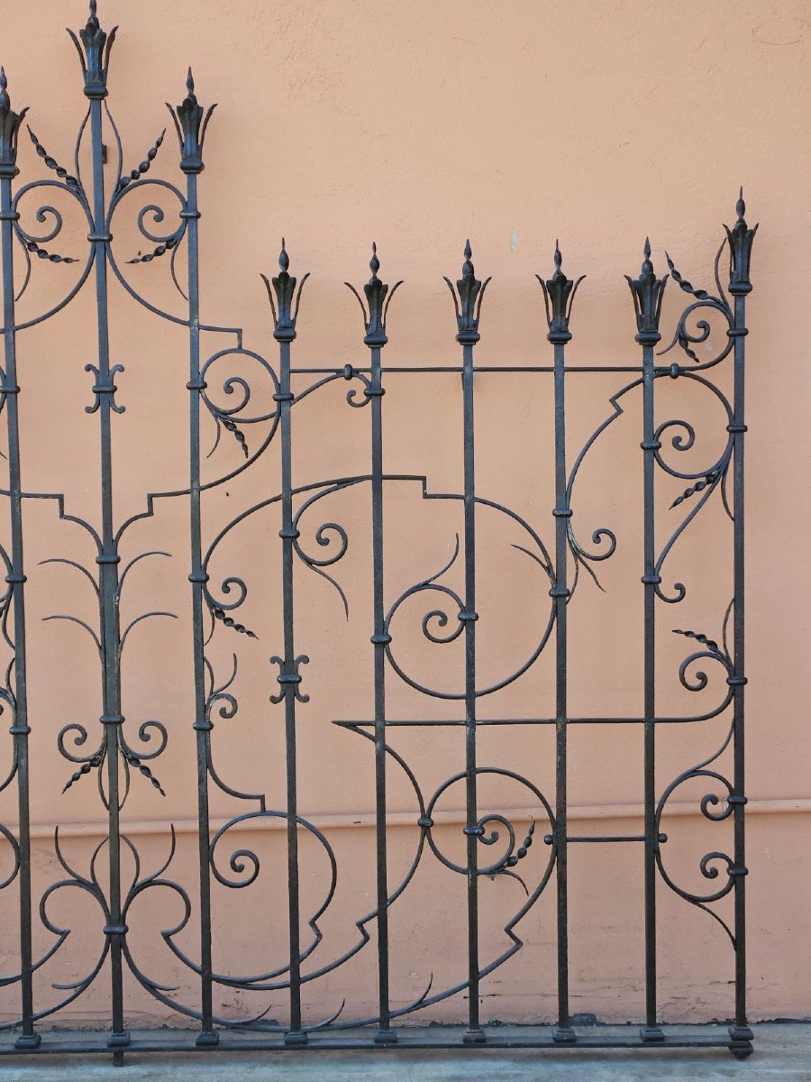 Wrought Iron Grate - 19th Century-photo-2