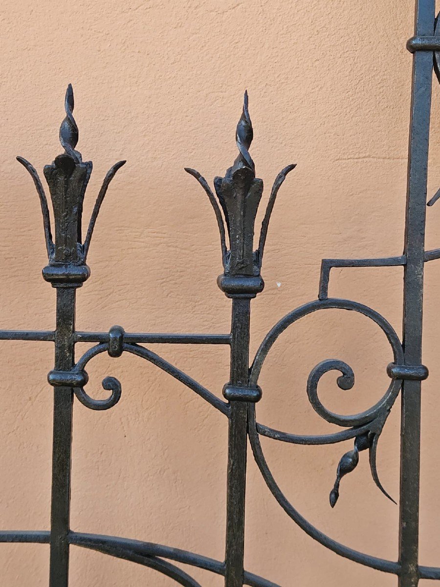 Wrought Iron Grate - 19th Century-photo-4