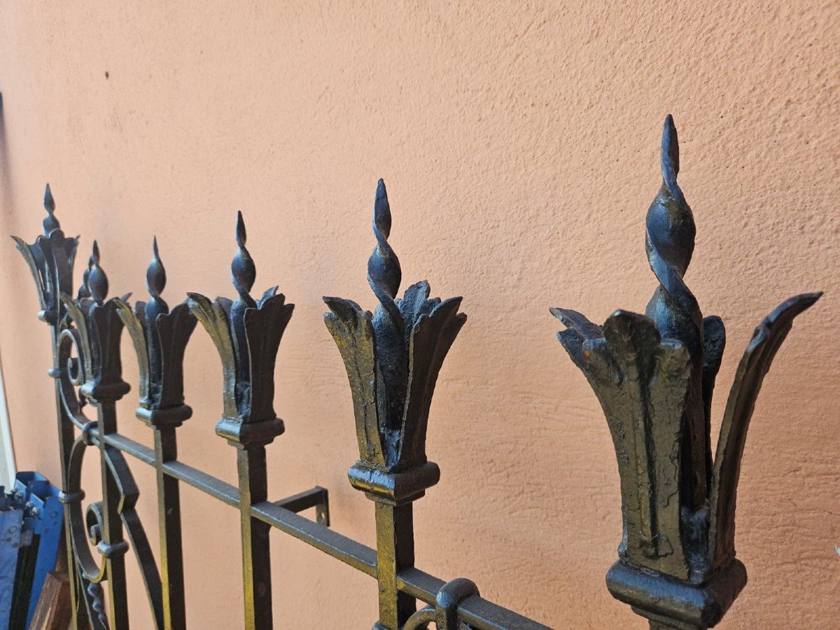 Wrought Iron Grate - 19th Century-photo-3