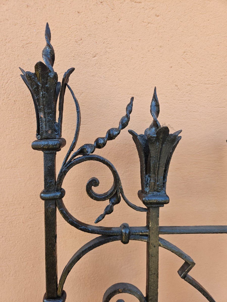 Wrought Iron Grate - 19th Century-photo-4