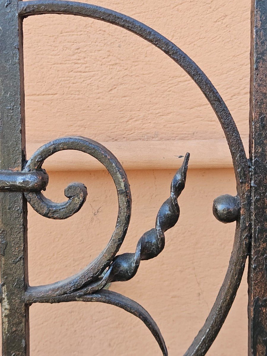 Wrought Iron Grate - 19th Century-photo-6