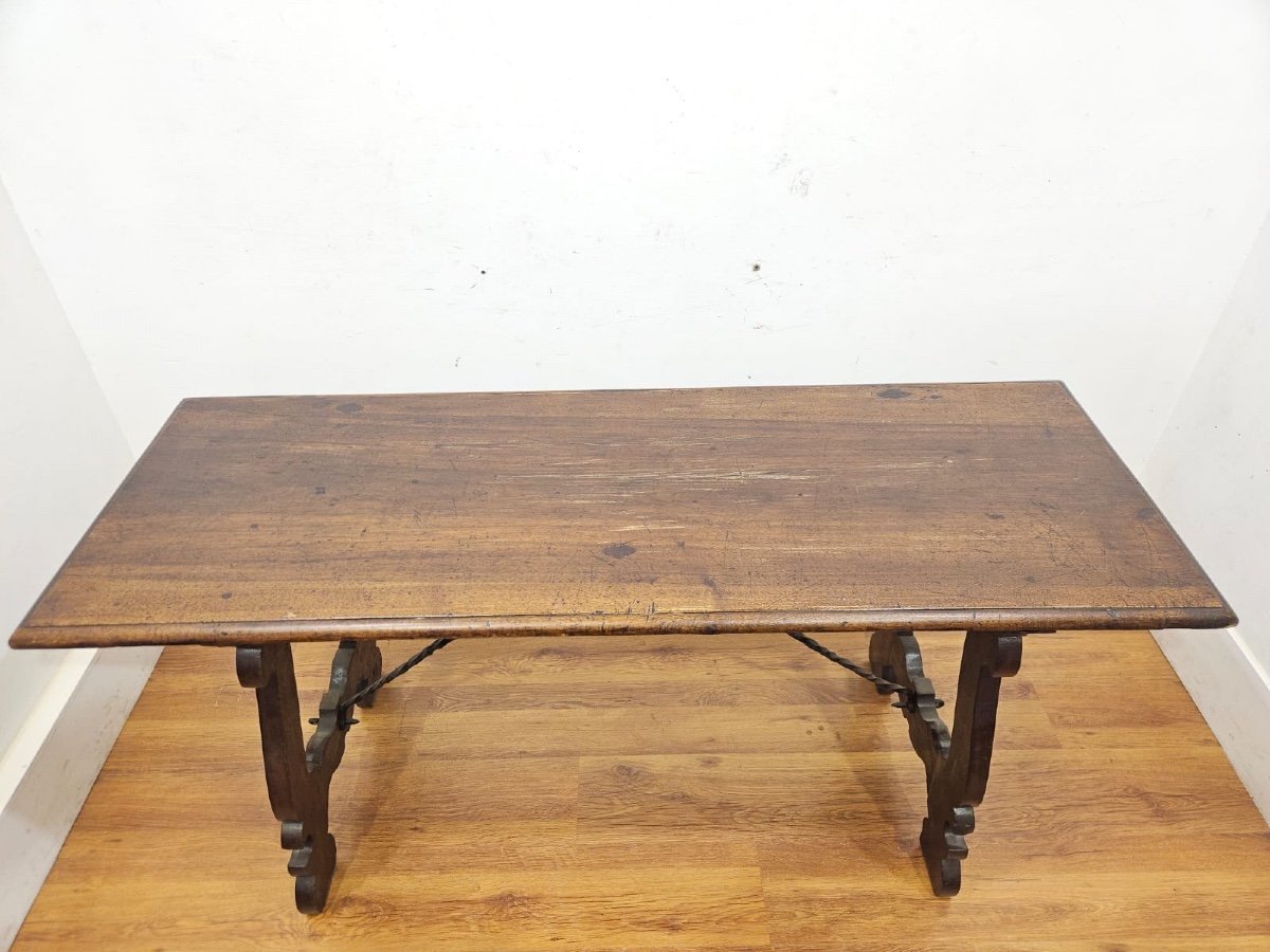 Antique Walnut Refectory Table - 19th / 20th Century-photo-2