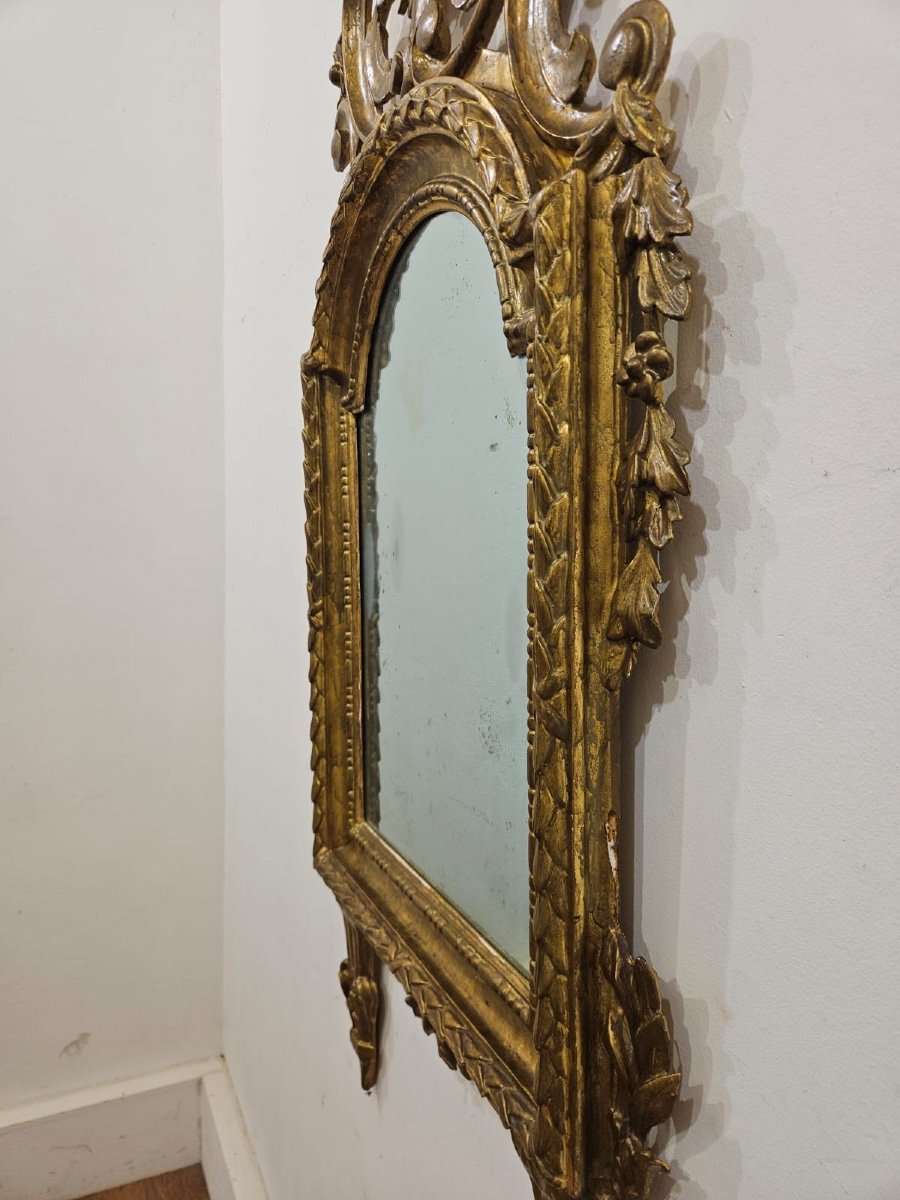 Miroir Louis XVI Piémontais - XVIIIe Siècle-photo-1