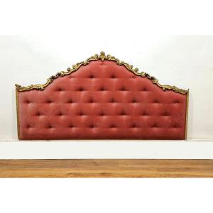 Headboard Made With A Golden Frieze From The 18th Century.