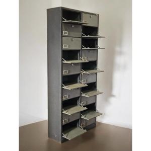 Industrial Iron Chest Of Drawers - 1950s Pietro Crespi Milan