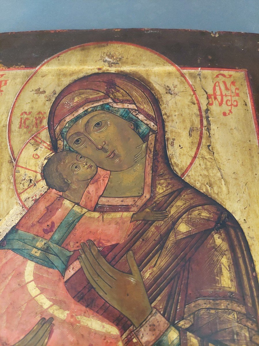 The Icon Is Painted On Gold.19 Centuries.russia.-photo-2