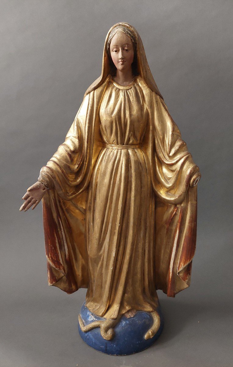 Religious Sculpture. Maria. 19 Centuries.