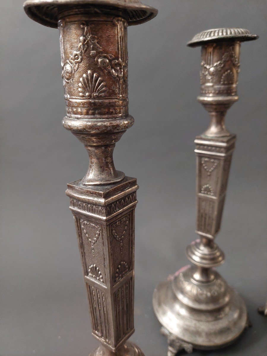 Silver Candlesticks. 19 Centuries.-photo-4