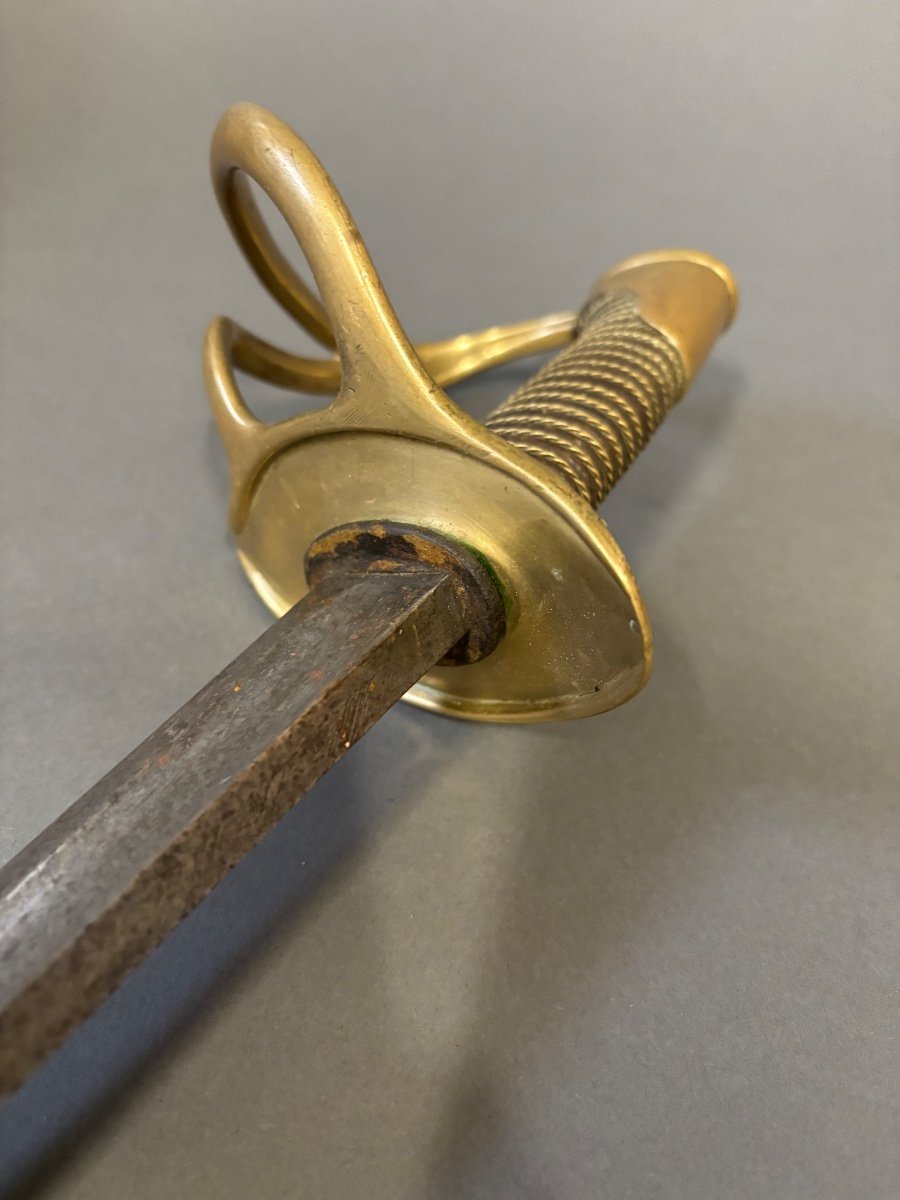 French Cavalry Sabre, Early 19th Century.-photo-3