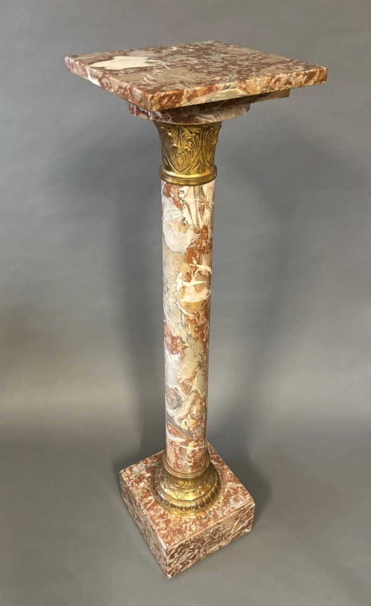 A Marble Column. 19th Century.