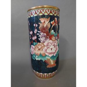 Cloisonne Vase. 20 Siècles.