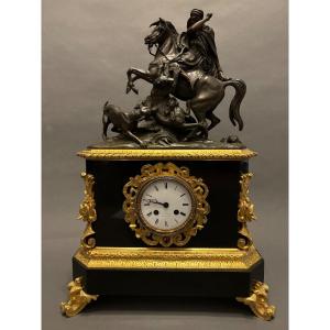 Jean-françois-théodore Gechter Clock. Bronze, Early 19th Century.