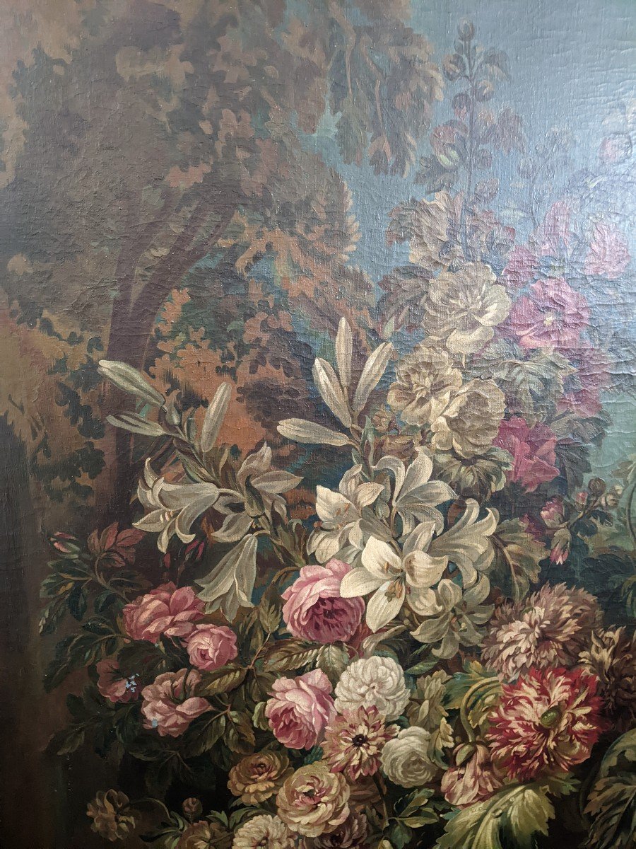 Peinture De Fleurs Milieu Du XIXe Siècle-photo-4