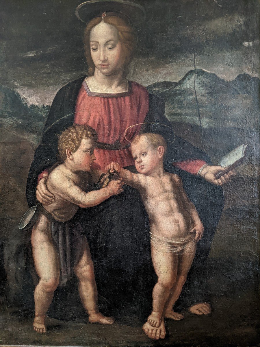 Holly Virgin, Jesus And Saint John