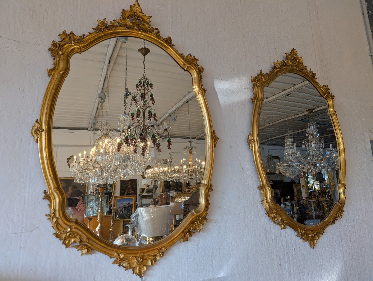 Paire Of Genoese Mirrors-photo-6