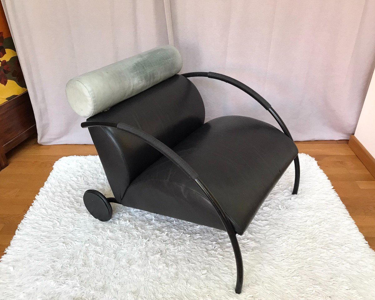 Fauteuil design "Ziklus", PETER MALY pour COR, années 80