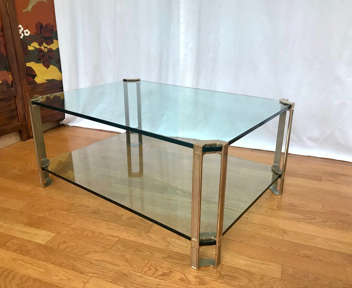 Table basse design, PETER GHYCZY, années 70