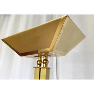 Lampadaire à tête inclinable, design italien, années 70/80