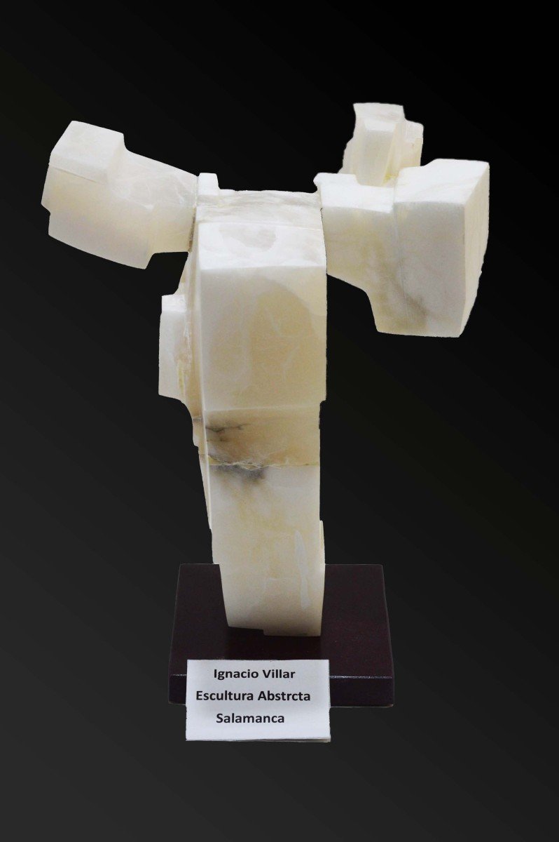 Alabaster Sculpture By Ignacio Villar-photo-2