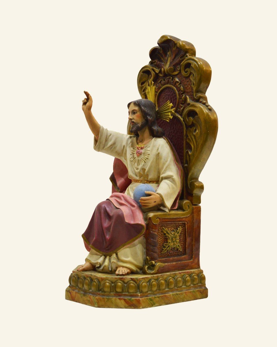 Sacred Heart Of Jesus – Christian Art Olot – Enthroned Image-photo-3