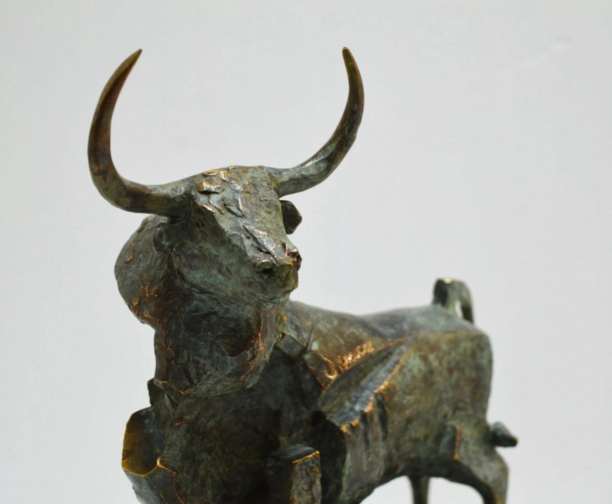 Venancio Blanco - Bronze Bull Sculpture-photo-2