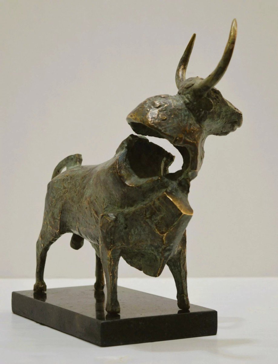 Venancio Blanco - Bronze Bull Sculpture-photo-3