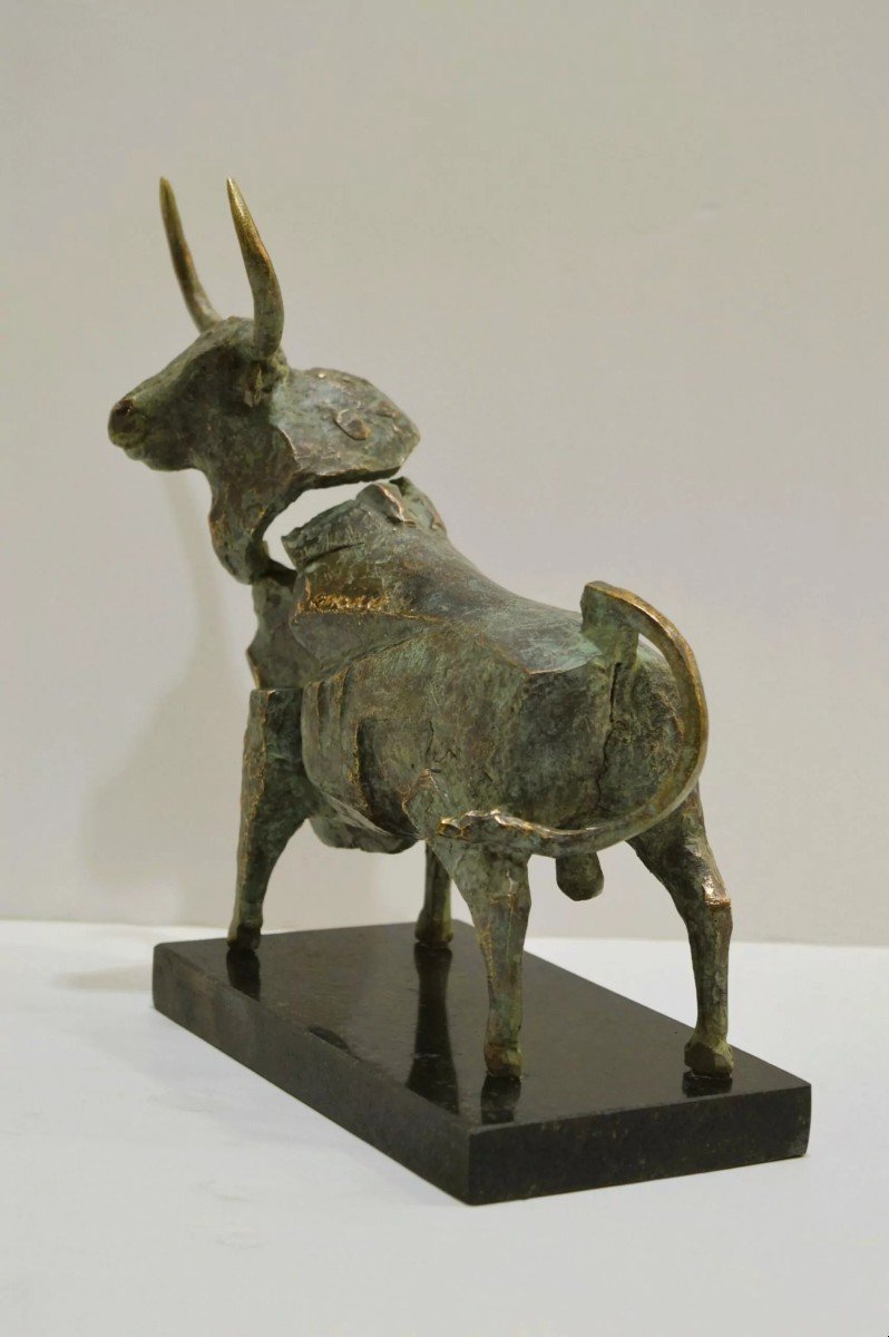 Venancio Blanco - Bronze Bull Sculpture-photo-2