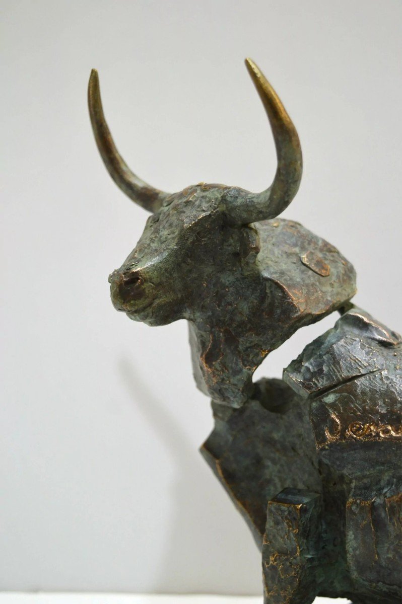 Venancio Blanco - Bronze Bull Sculpture-photo-4