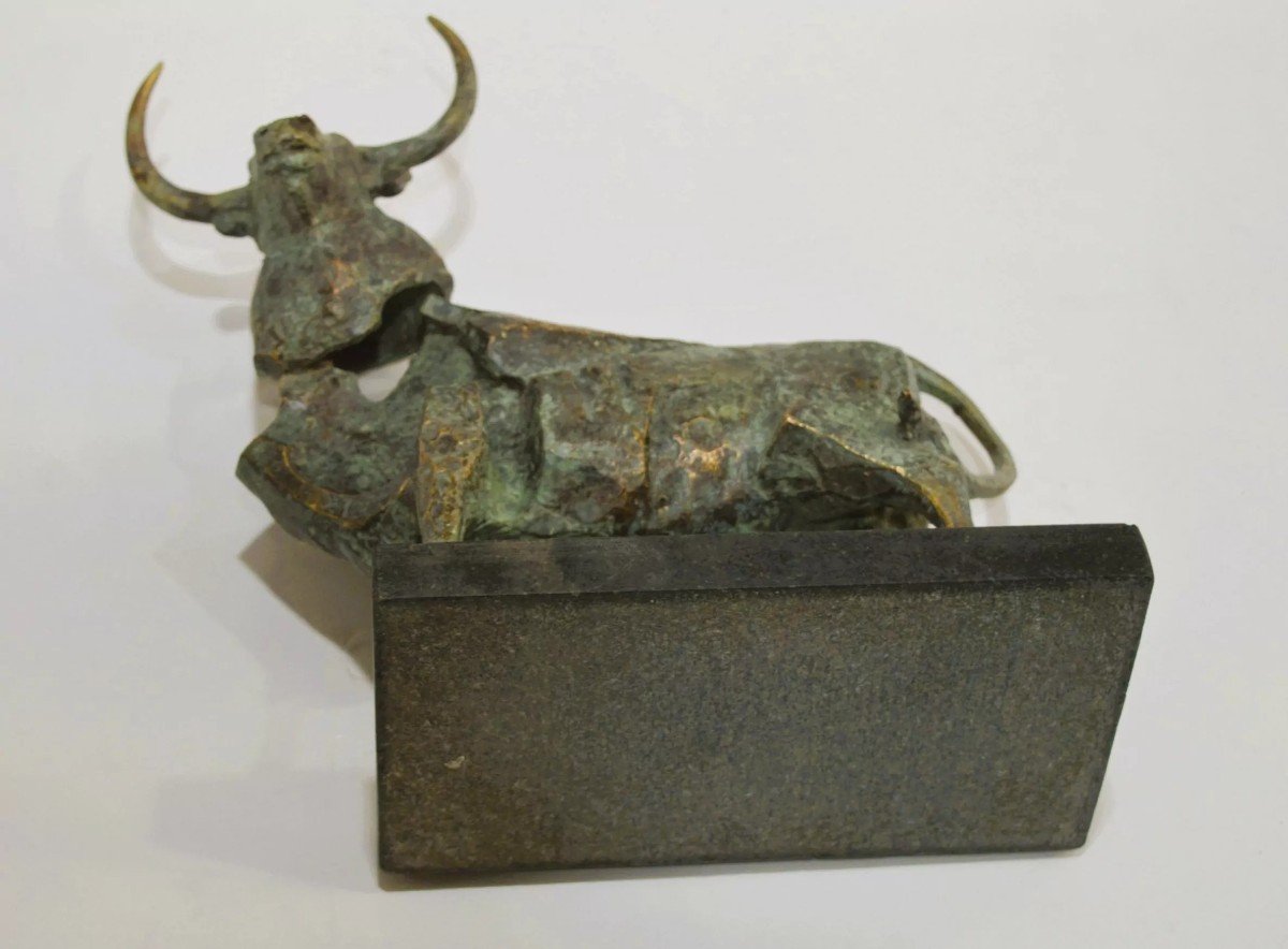 Venancio Blanco - Bronze Bull Sculpture-photo-6