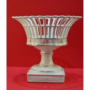 Porcelain Fruit Basket From Vista Alegre (portugal)