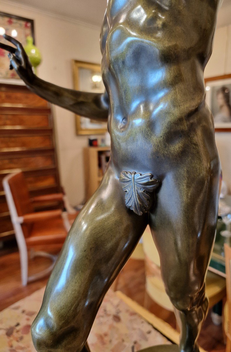 Bronze-Faune Dansant(Pompeï )par Pietro Chiapparelli-photo-3