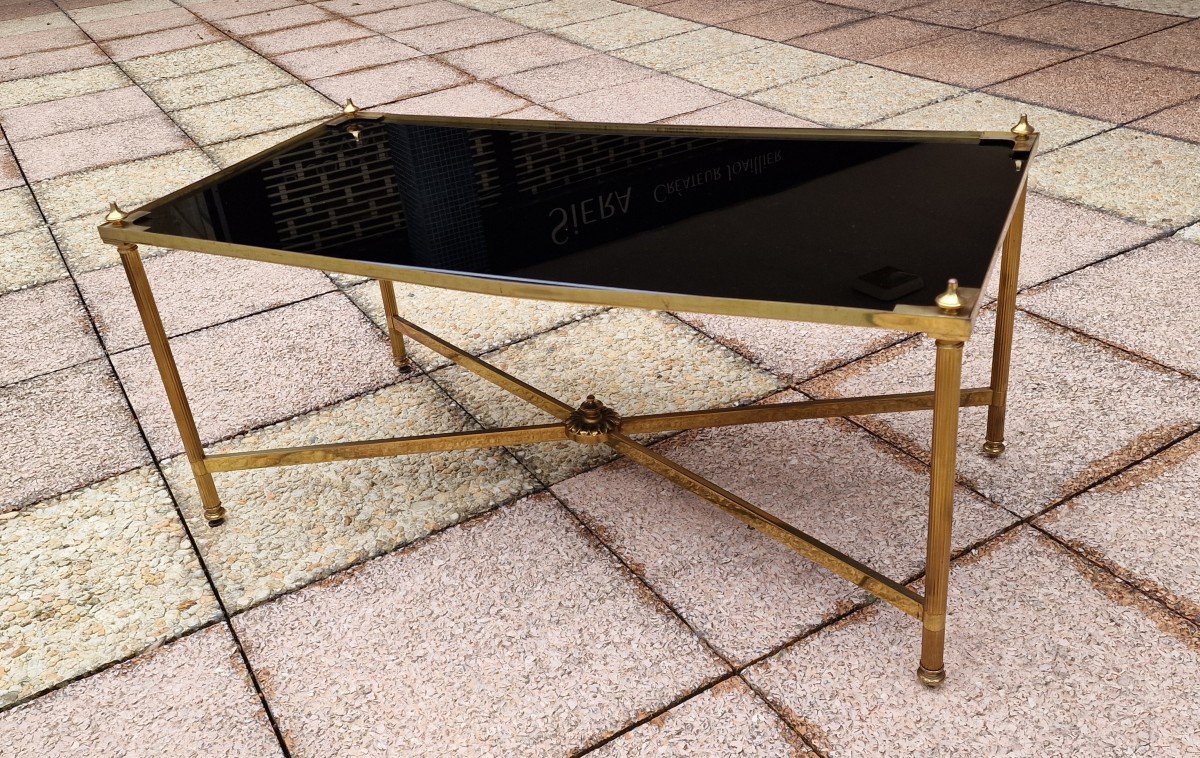 1950 Coffee Table - Gilded Brass -photo-1