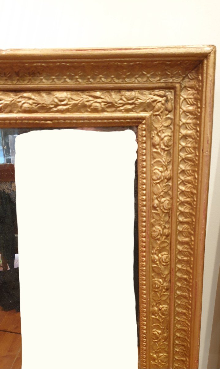 Golden Wood Mirror-photo-3