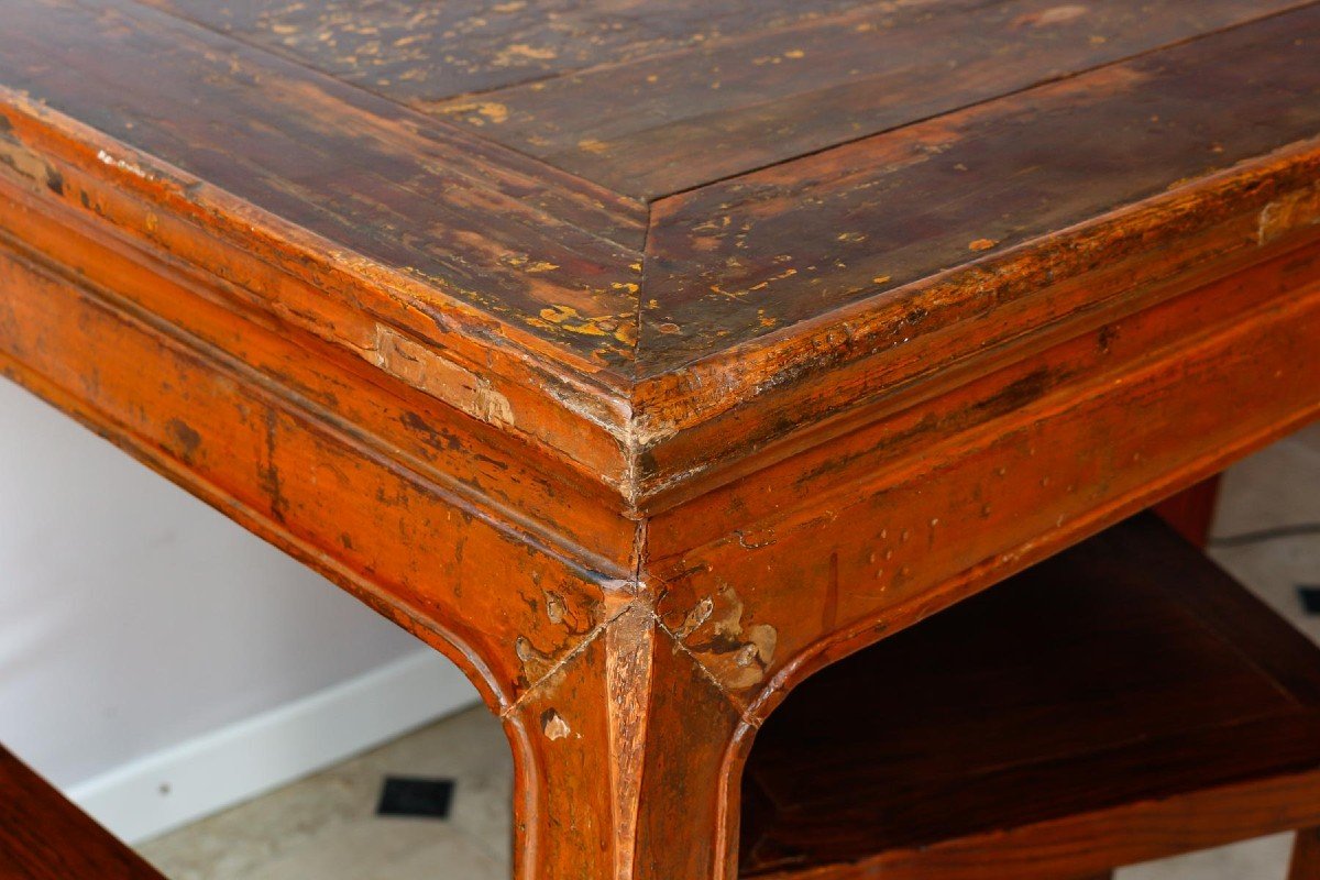 Old Chinese Dining Table-photo-2