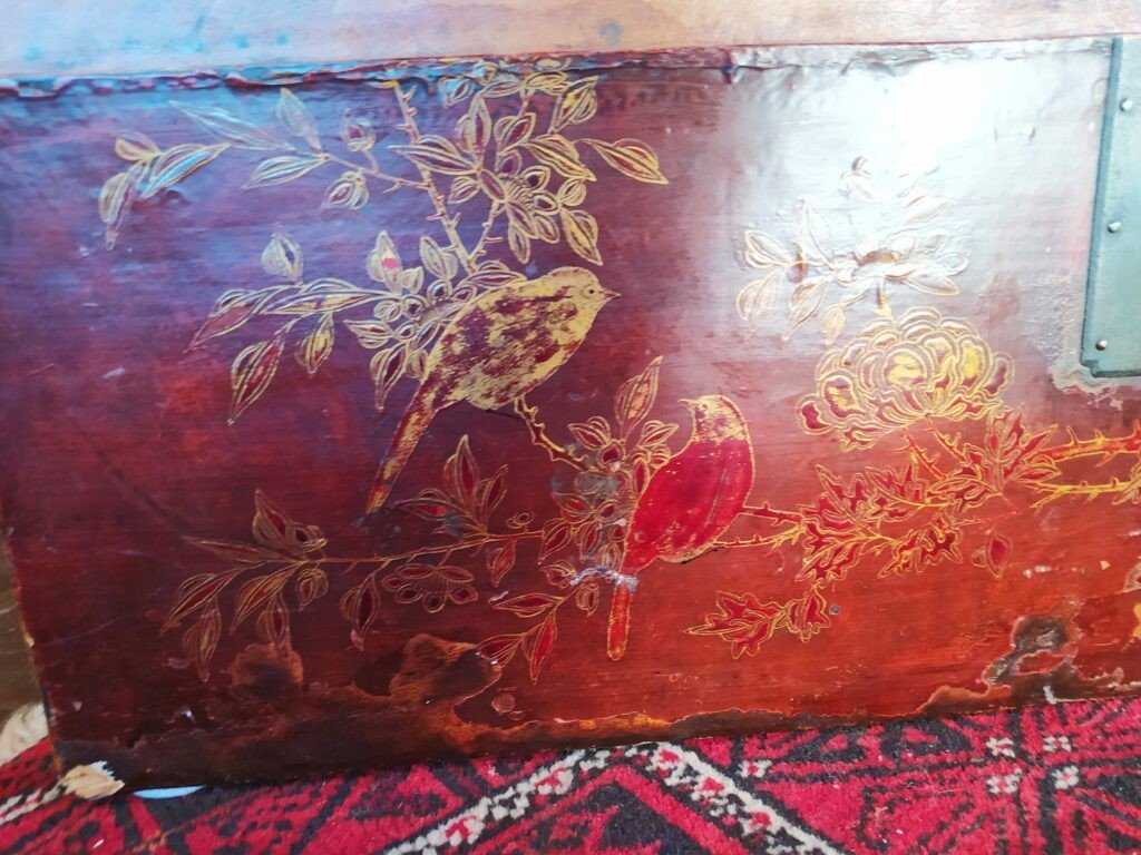 Chinese Leather Trunk