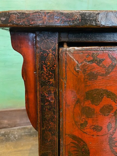 Antique Chinese Low Sideboard -photo-5