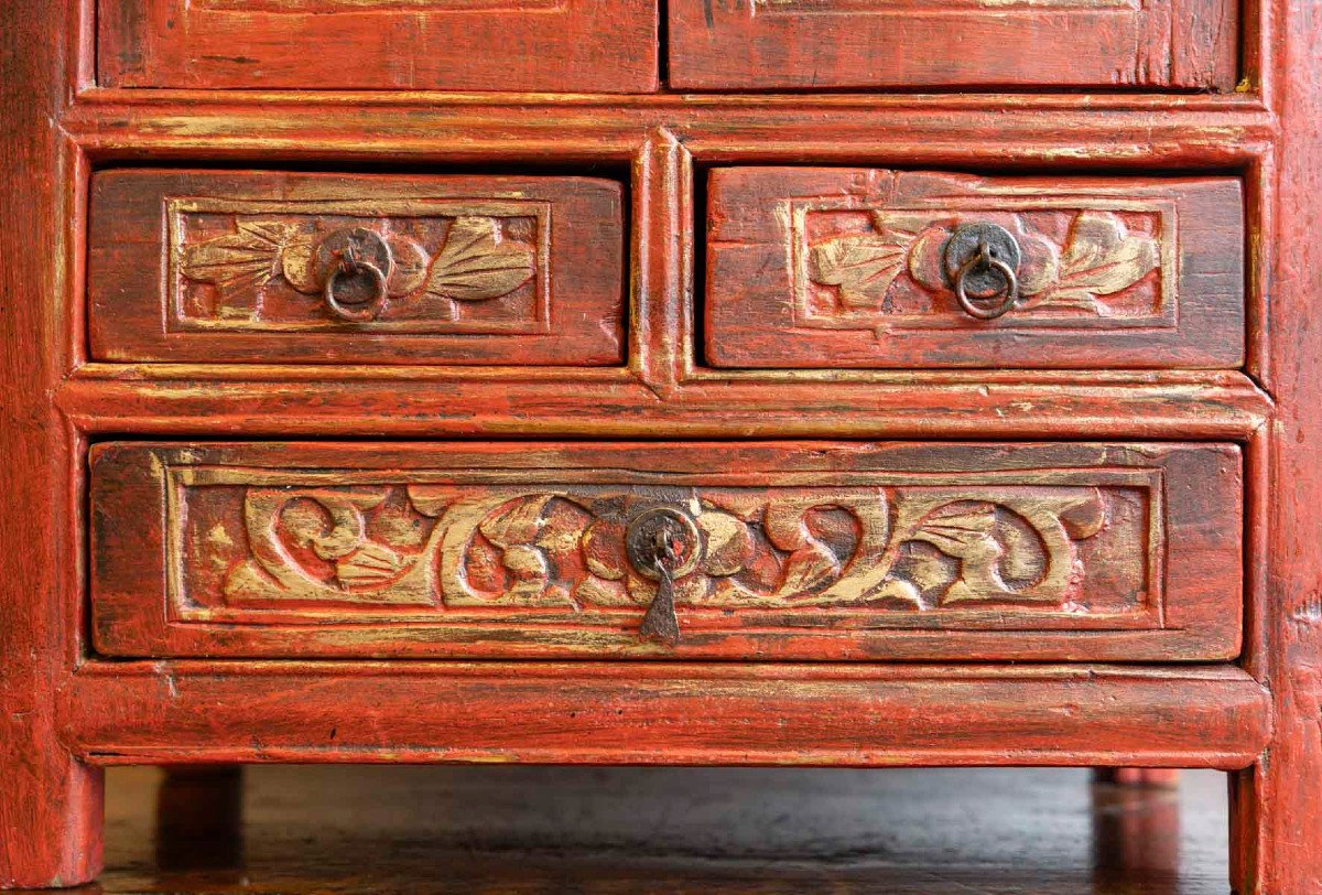 Mini Armoire Ancienne Chinoise-photo-3