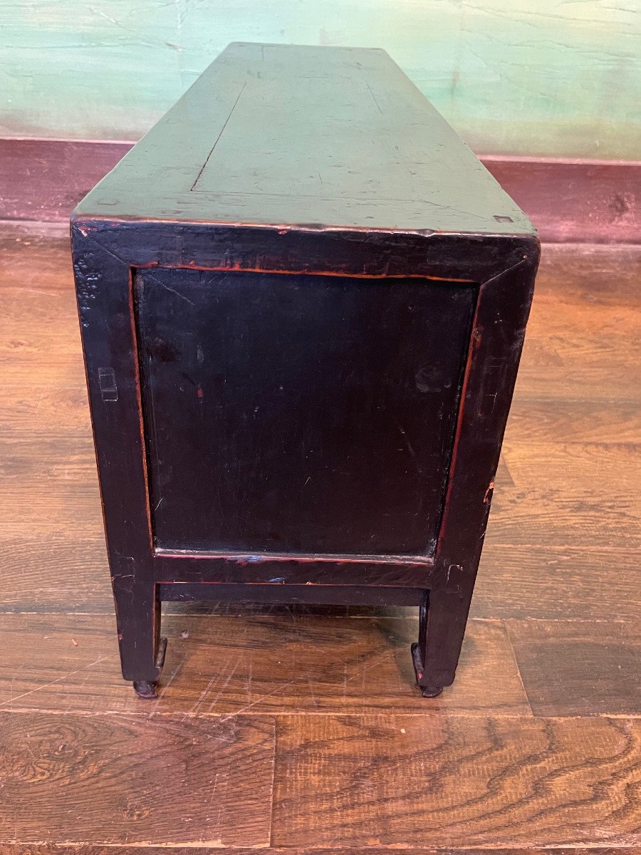 Chinese Antique Kang Low Cabinet-photo-5