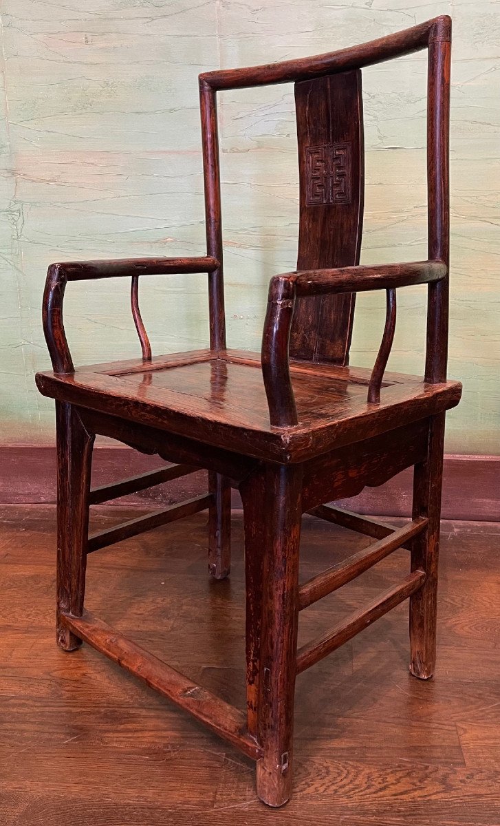 Antique Chinese Armchair -photo-3