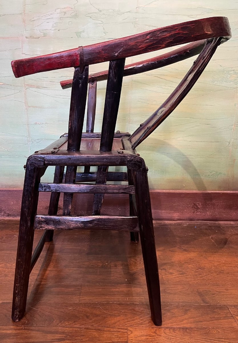 Antique Chinese Armchair-photo-4
