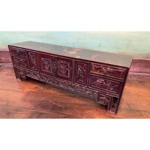 Antique Chinese Low Cabinet