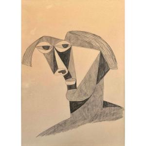 Oscar Dominguez (1906-1957), Cubist Portrait