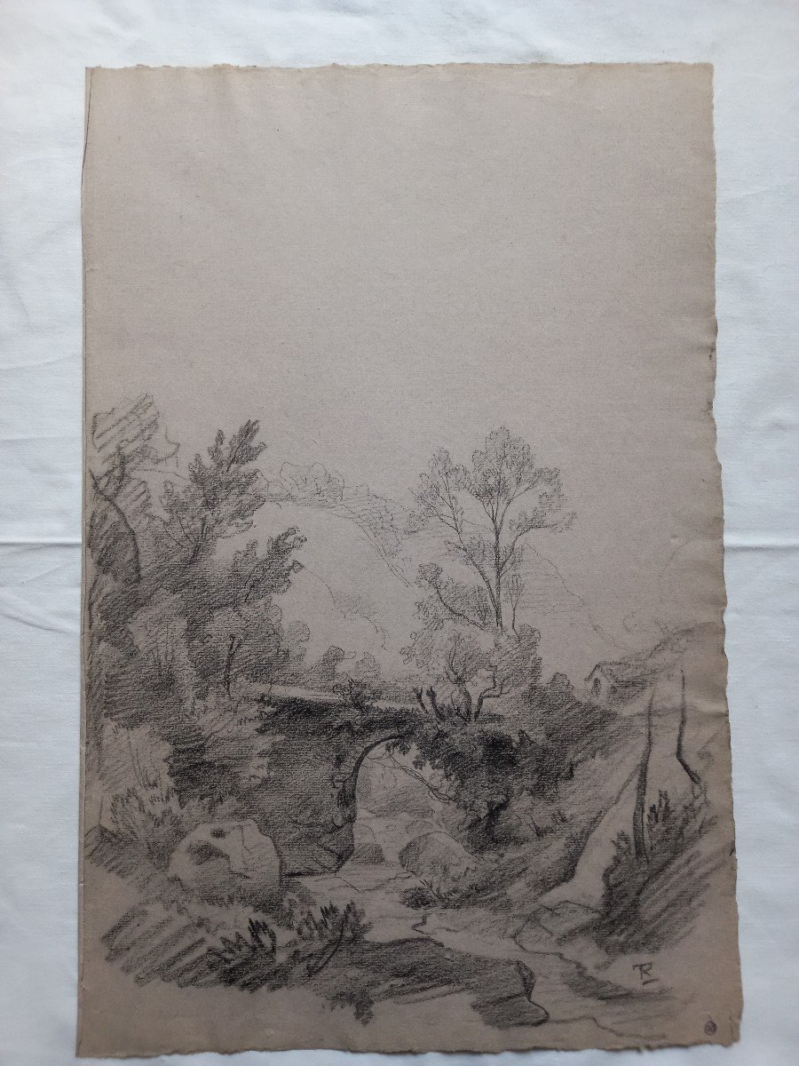 Drawing By Théodore Ravanat (1812-1883)-photo-1