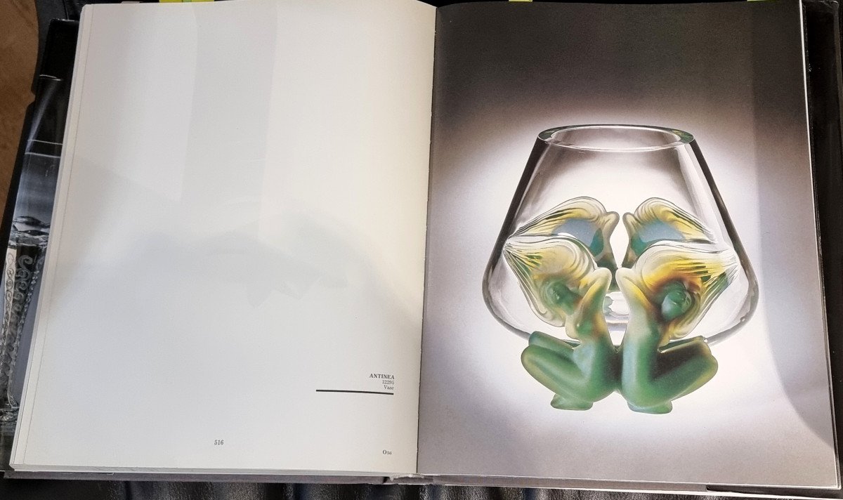 Lalique Vase Antinéa Cristal 1975 -photo-7