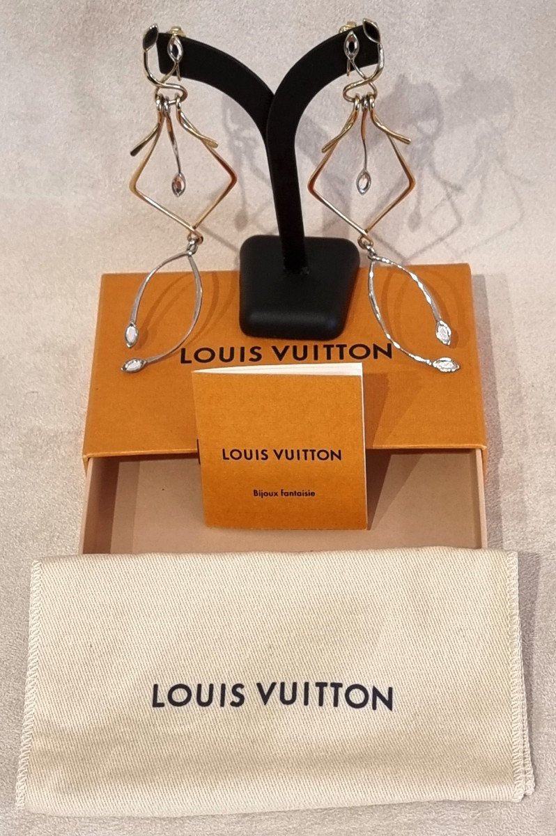 Louis Vuitton Creation Nicolas Ghesquière Pair Of Drop Earrings -photo-2