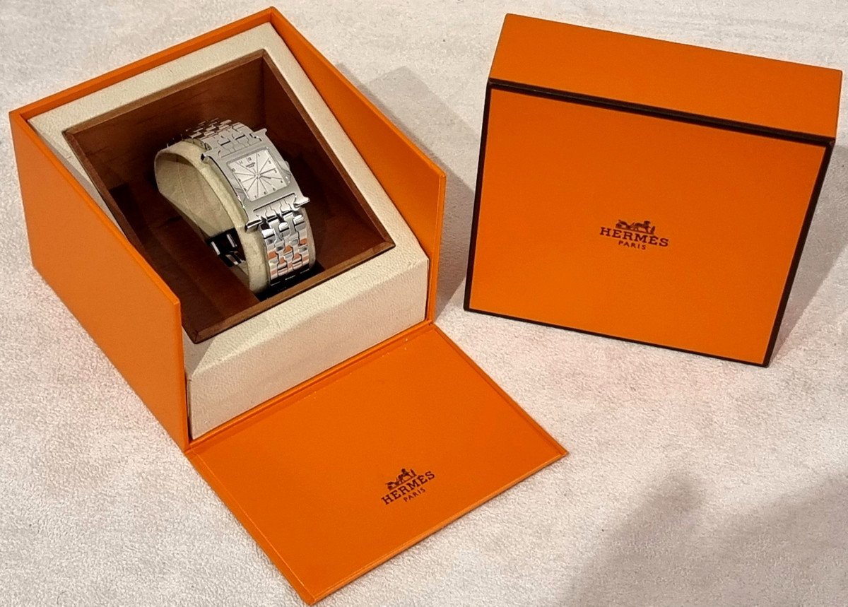 Hermès Heure H Steel Watch-photo-4