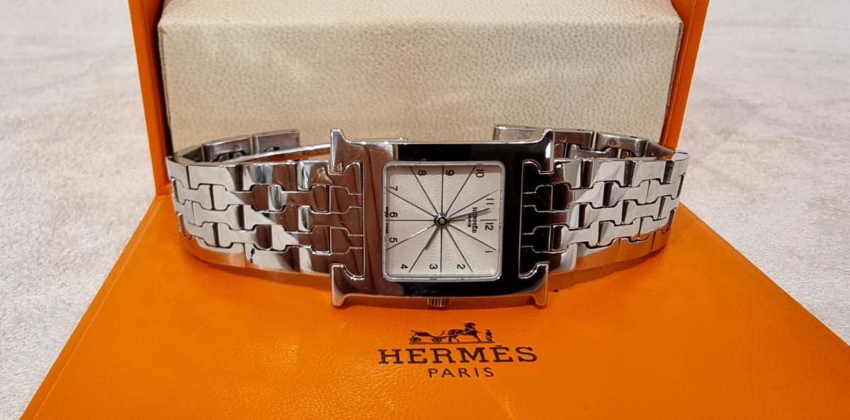 Hermès Heure H Steel Watch-photo-4