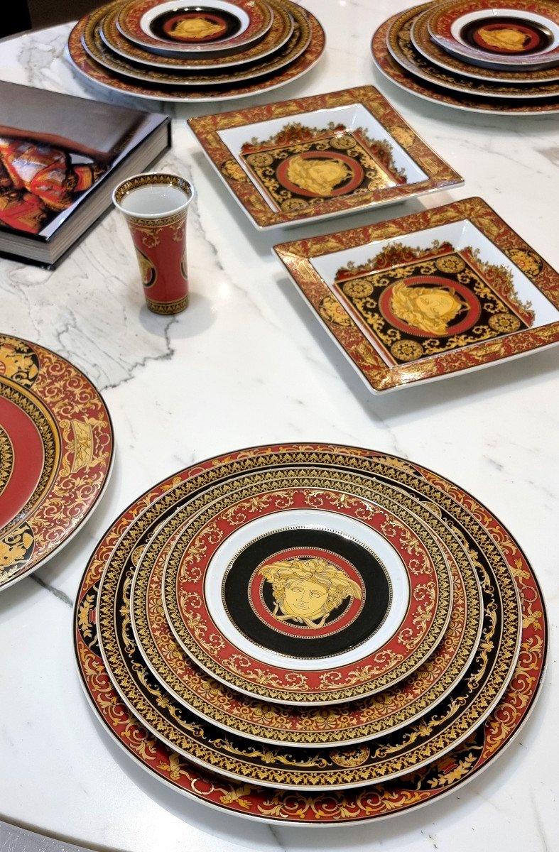  Rosenthal Versace Medusa Model Porcelain Serving Set -photo-4