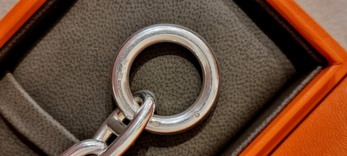 Hermès Bracelet Chaîne d'Ancre Argent 925 Millièmes -photo-3