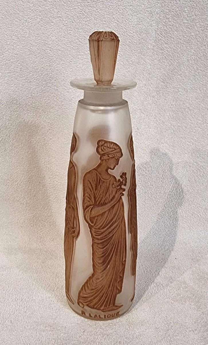 René Lalique Coty Ambre Antique 1910 Patine Sépia